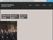 Tablet Screenshot of danielgreenberg.co.uk